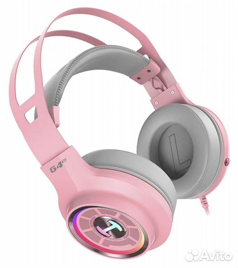 Наушники Edifier G4 TE 2.5m Pink накладные USB ого