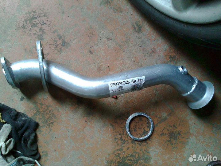 Замена трубы глушит. Toyota LC Prado 2009-2013