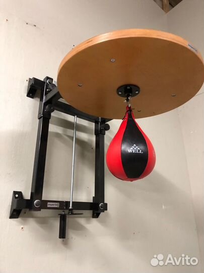 Пневмогруша скоростная кожаная с платформой