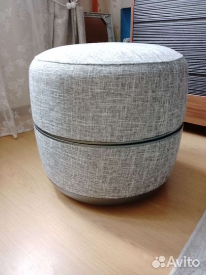 Массажер роликовый для ног gezatone, пуф