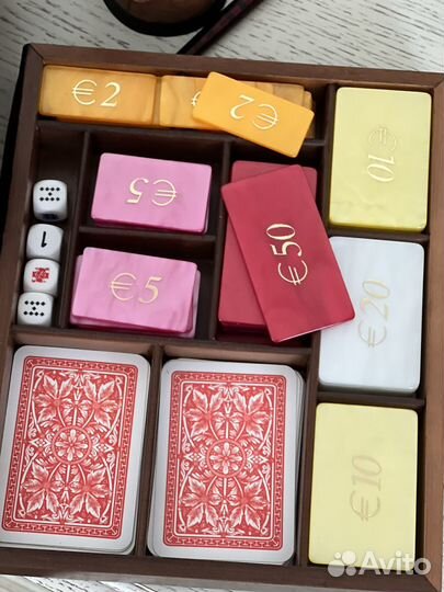 Игральный набор: фишки и карты kangaroo