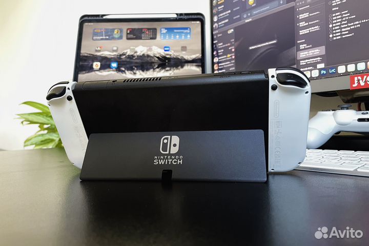 Nintendo Switch Oled +Игры +ProCon +Amibo ++