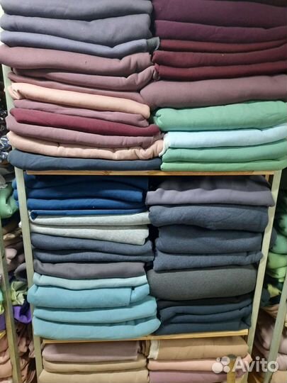 Футер начес и петля 3х и 2х нитка на вес