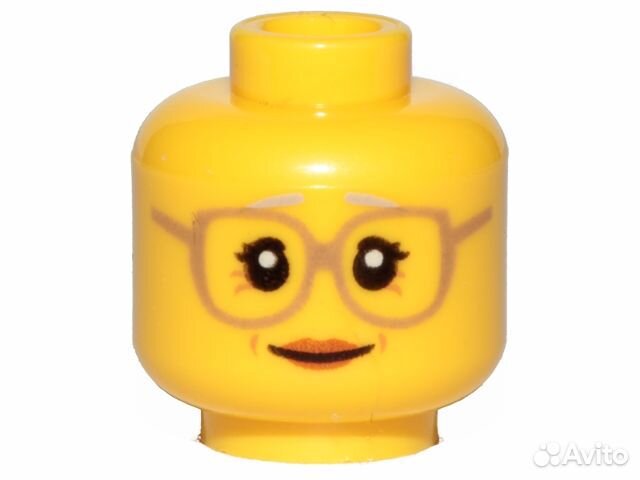 Деталь Lego 3626pb1568 Yellow U