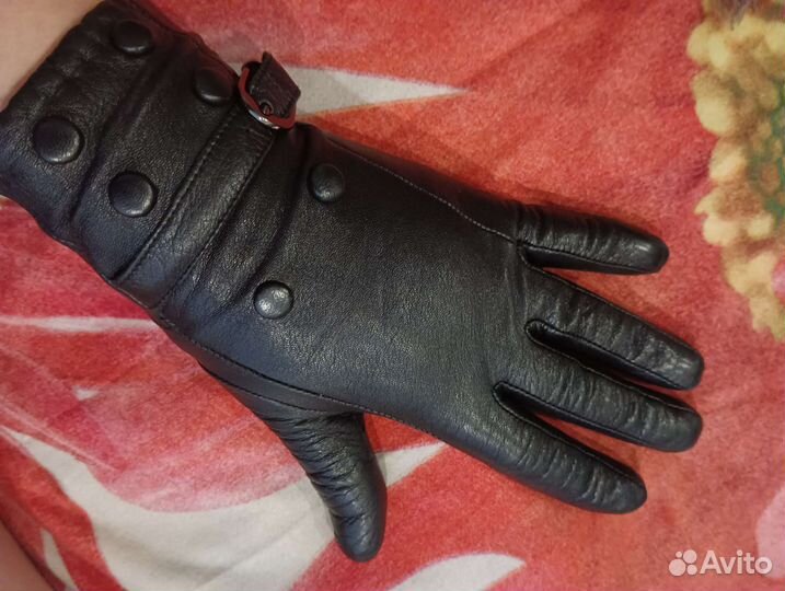 Перчатки кожа 2 пары