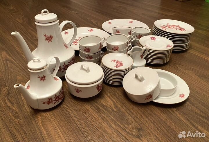 Чайный сервиз немецкий GDR Henneberg Porzellan