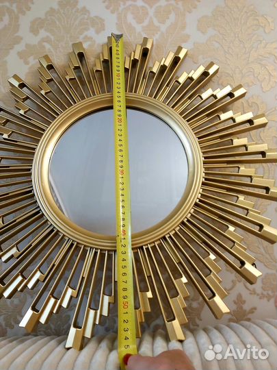 Зеркало настенное интерьерное Солнце