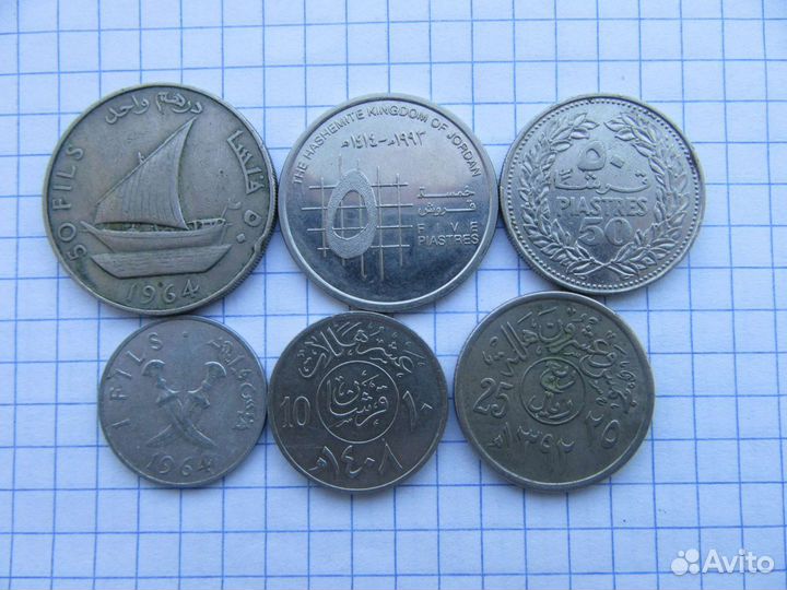 Монеты Америки. Африки. Азии