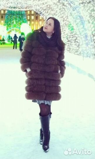 Шуба из песца трансформер