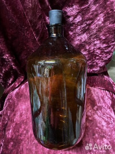 Бутыль - тёмное стекло старинная 5 л.ссср