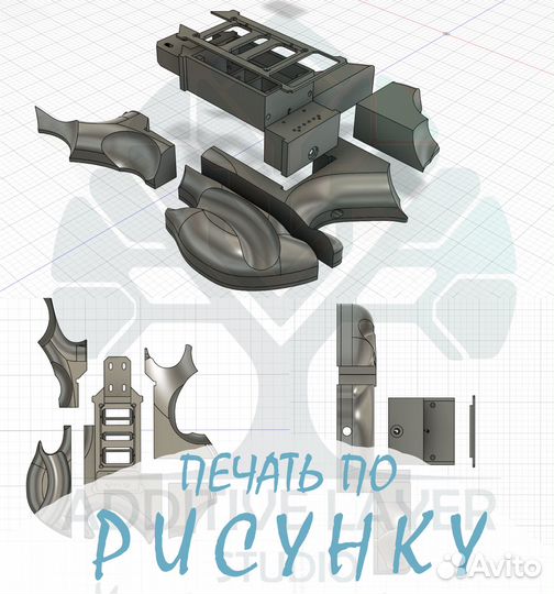 3D печать / работы. В первый раз