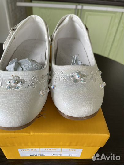 Туфли для девочки 27 размер
