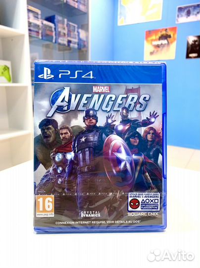 Marvel Avengers PS4 (новый в пленке) Обмен/Безнал