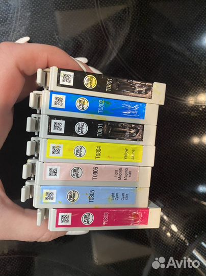 Краска цветная, картриджи дляфотопечати