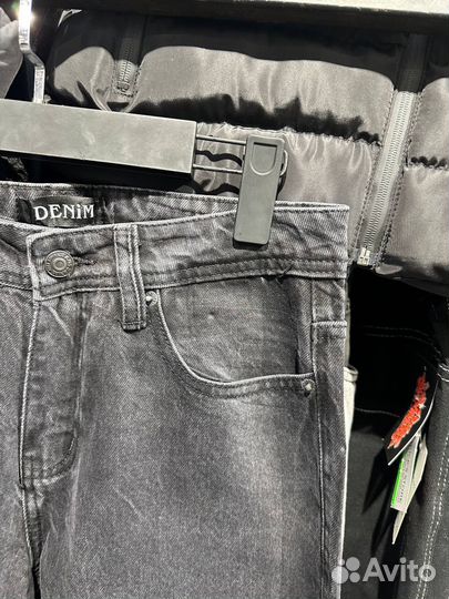 Джинсы бананы denim