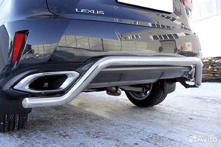 Защита заднего бампера Lexus RX-350 (2015) IV