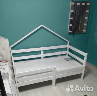 Кроватка Терем Инк берёза высокий борт детская