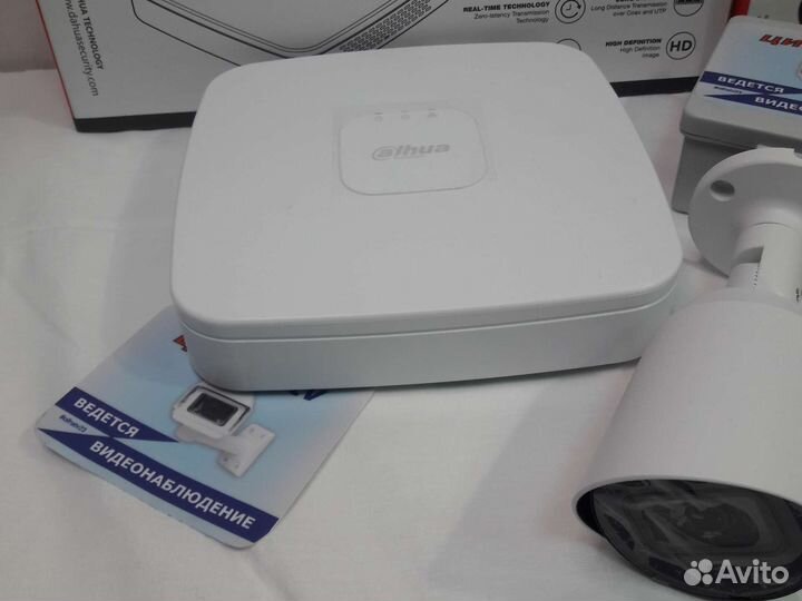 8 Камер видеонаблюдения 4Мп регистратор Dahua