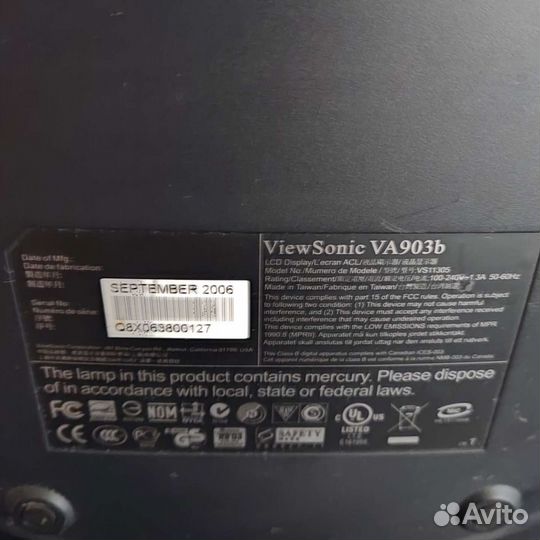 Монитор ViewSonic VA903b