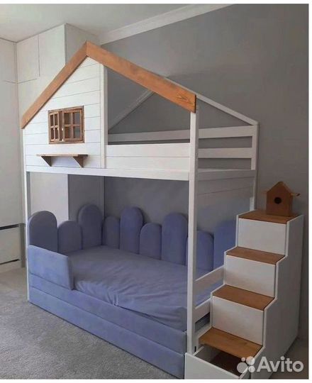 Детская кровать домик