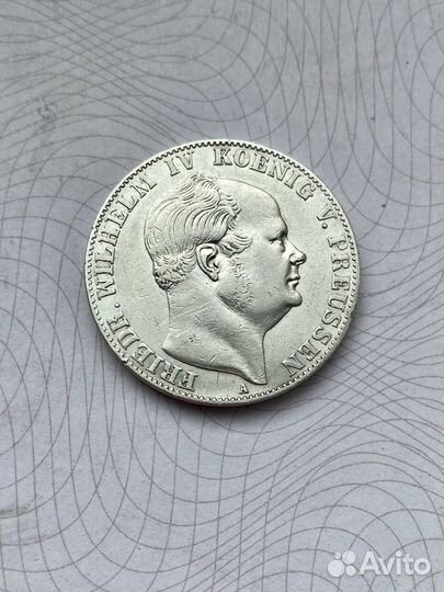 1 талер 1857 г