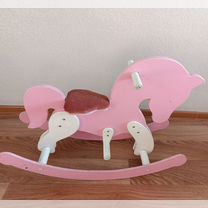 Лошадь качалка деревянная