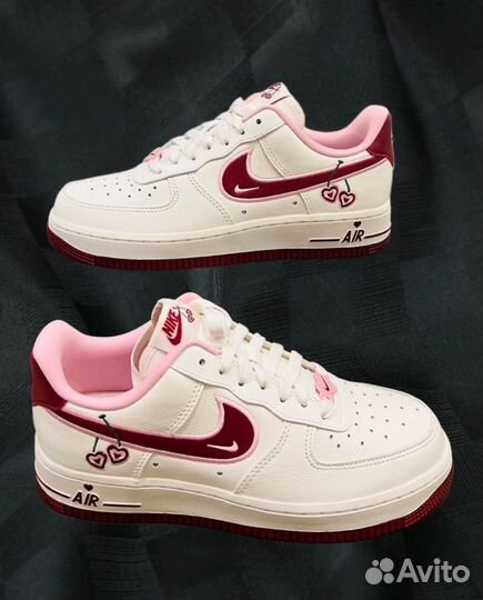 Кроссовки nike air force 1 белые