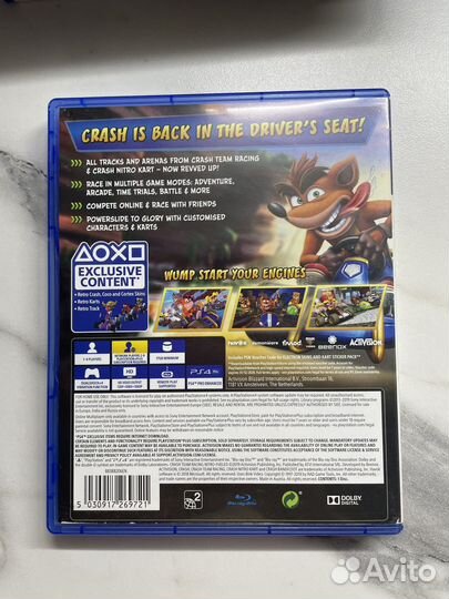 Crash team racing nitro fueled ps4