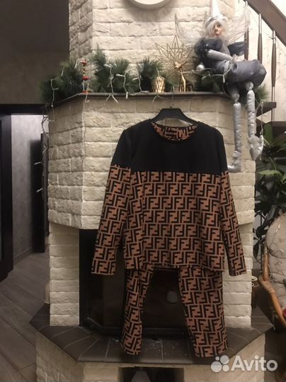 Брючный костюм женский летний 46