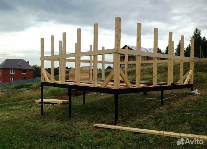 Винтовые сваи под ключ Фундамент на винтовых сваях