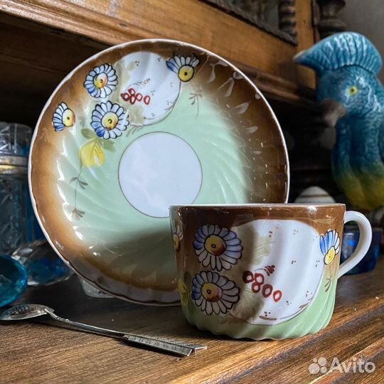 Чайная пара Кузнецов Царская Россия