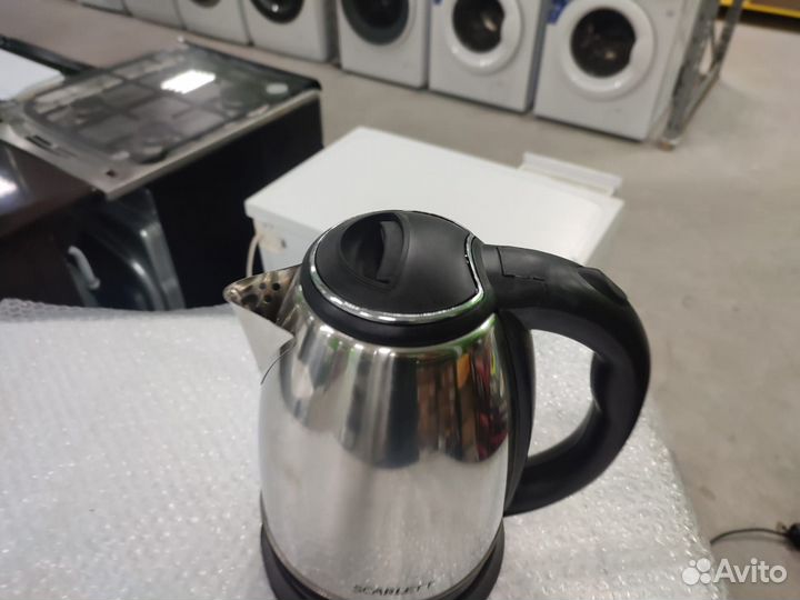 Новый Чайник Scarlett SC20A, серебристый