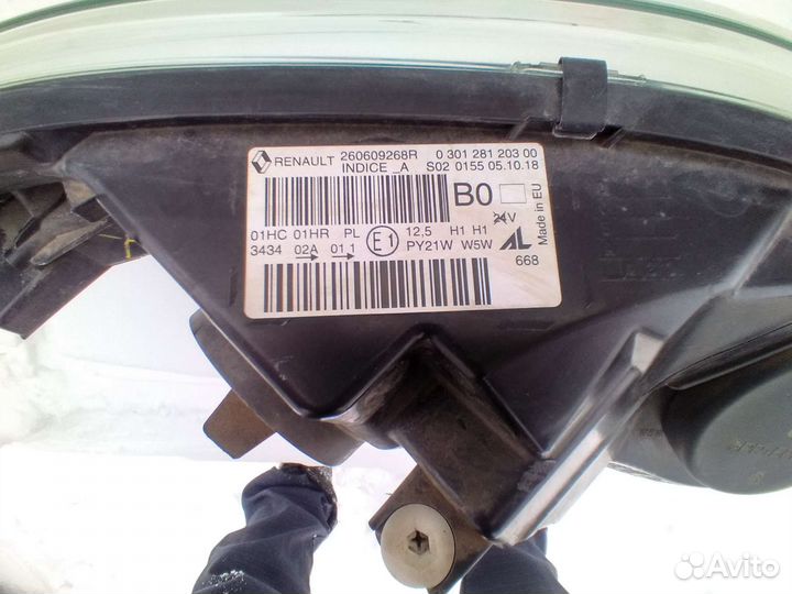 Левая фара kaptur 2018