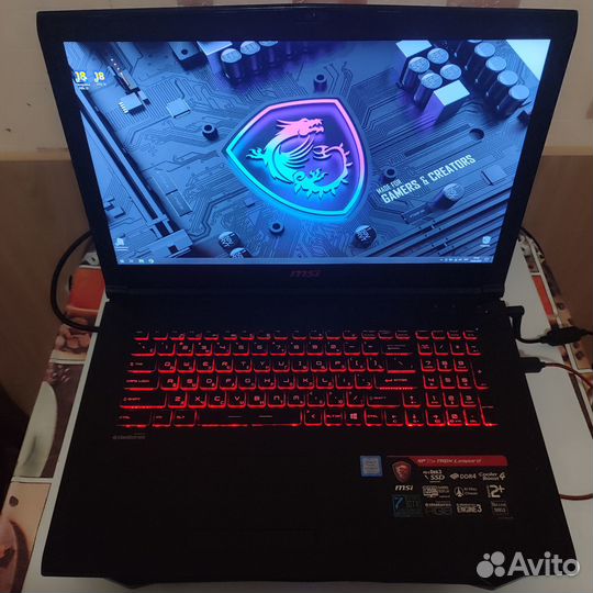 Игривой ноутбук: MSI GP72 7RDX leopard