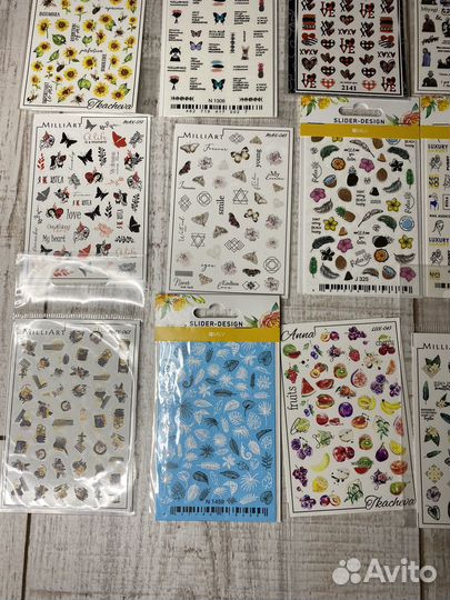 Слайдеры для ногтей наклейки для маникюра