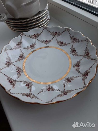 Чайный кофейный сервиз фарфор СССР