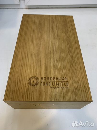 Подарочная коробка для вина на 2 бутылки из дуба