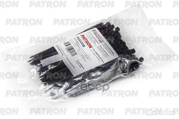 Комплект пластиковых хомутов 2.5 х 100 мм, 100