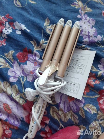 Тройная плойка щипцы