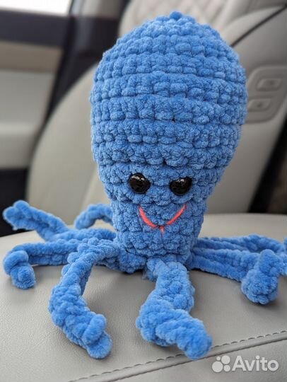 Осьминожки-амигуруми ручной работы