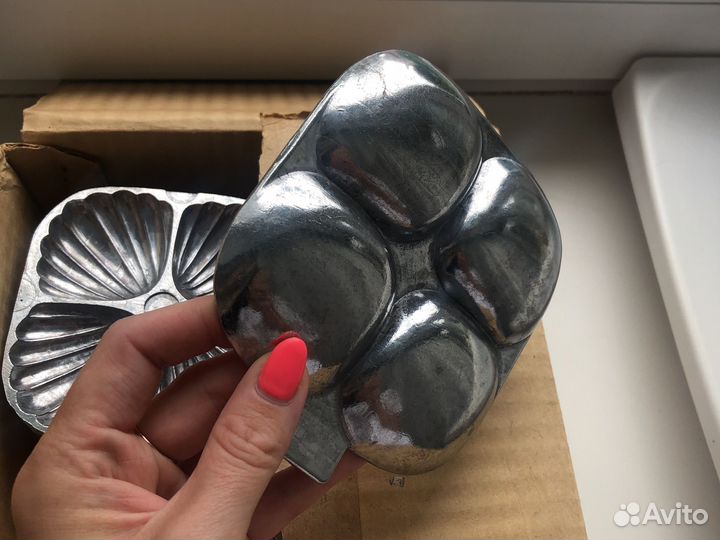 Новый набор форм для печенья орех ракушка СССР