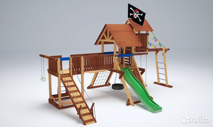 Новый детский спортивный комплекс для дачи