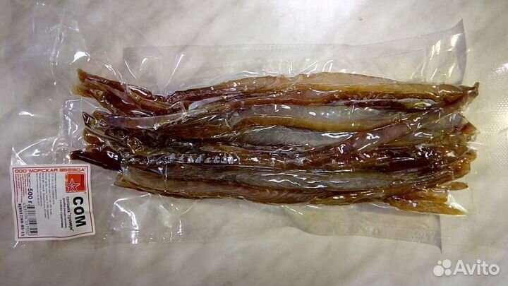 Рыба, икра и морепродукты вяленые, солёно-сушёные