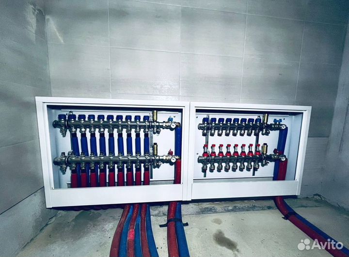 Отопление / Теплый пол / Монтаж канализации