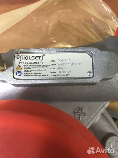 Турбокомпрессор holset 6isbbe V6.7 евро 4