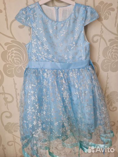 Платье снежинки