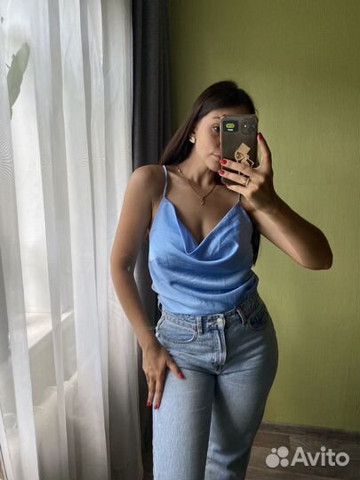 Атласное боди с открытой спиной 44 идеал