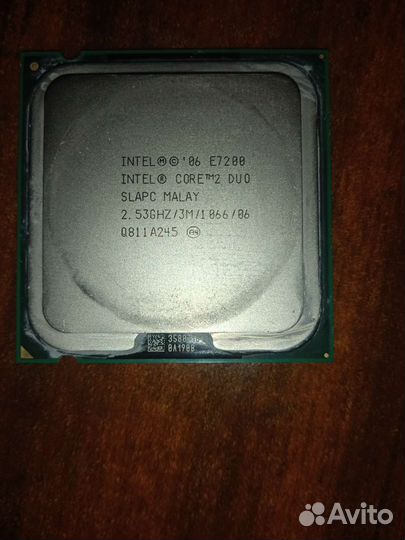 Процессор Intel core 2 duo