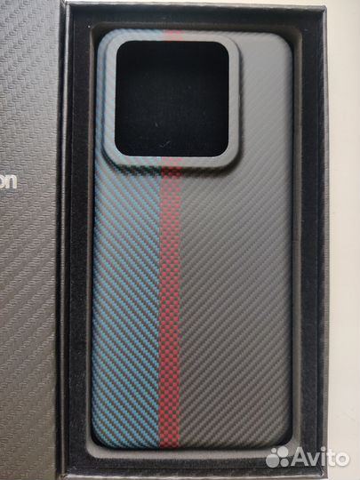 Чехол для Xiaomi 14 pro из углеродного волокна