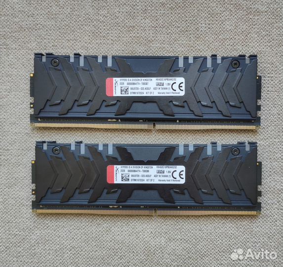 Ddr4 2по16гб 3200мгц hyperx predator